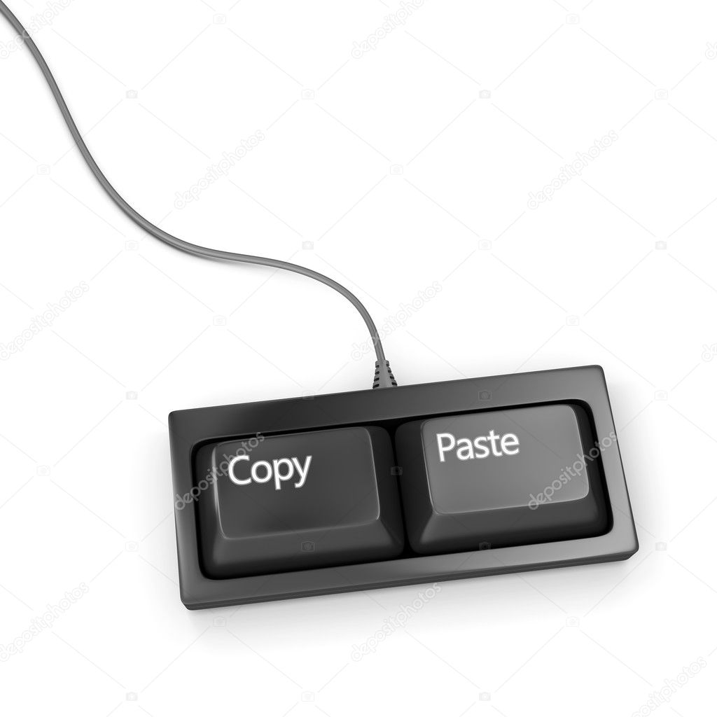 Copy paste keyboard (plagiarist tool)