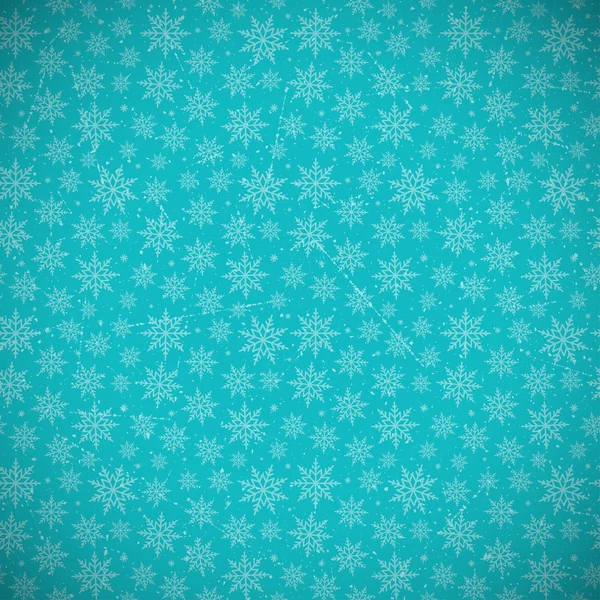 Fondo de copos de nieve retro — Vector de stock