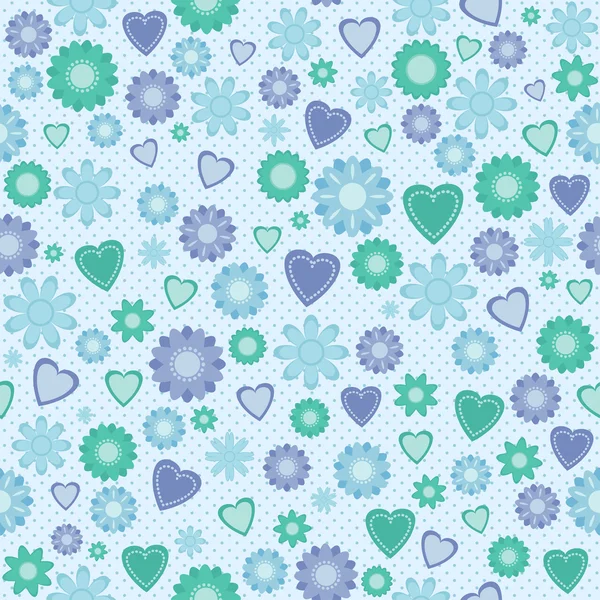 Valentine's Day Seamless Pattern — Stock Vector