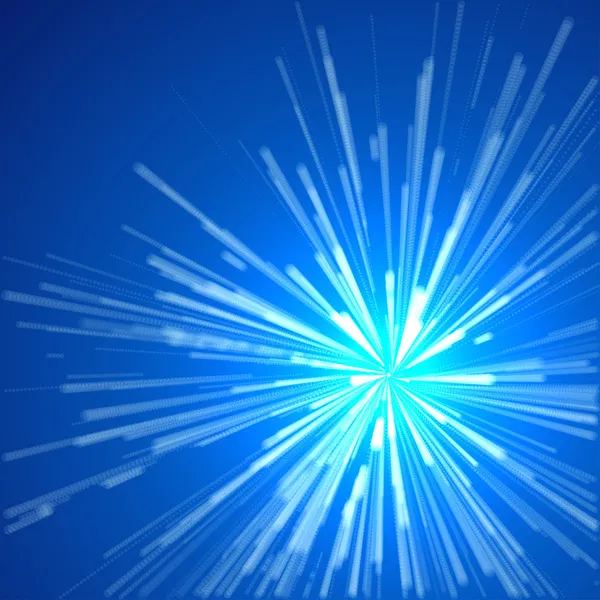 Fondo de luz azul — Vector de stock