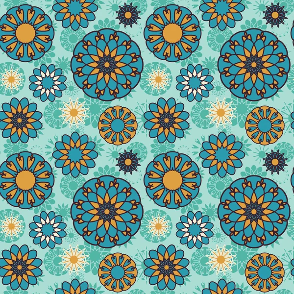 Floral Seamless Pattern — Stock Vector