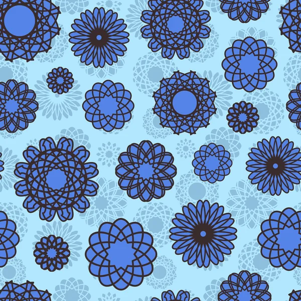 Motif floral sans couture — Image vectorielle