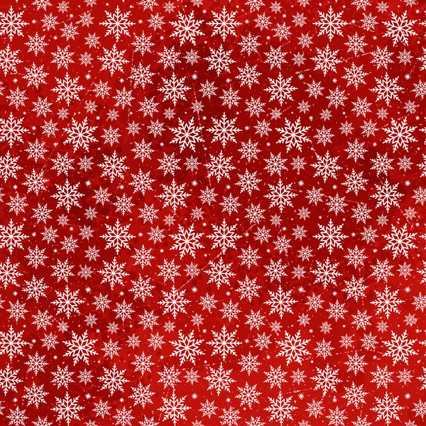 Christmas Snowflakes Seamless Pattern — Stock Vector