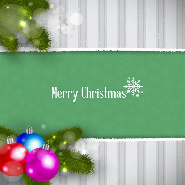 Christmas Retro Background — Stock Vector