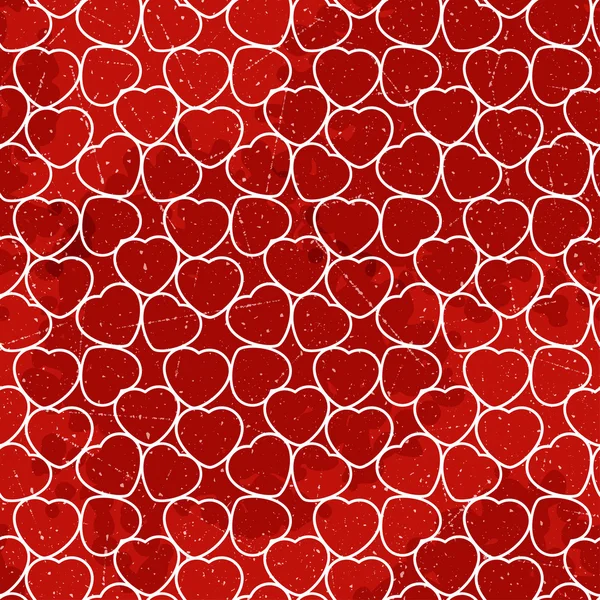 Hearts Seamless Pattern — Stock Vector