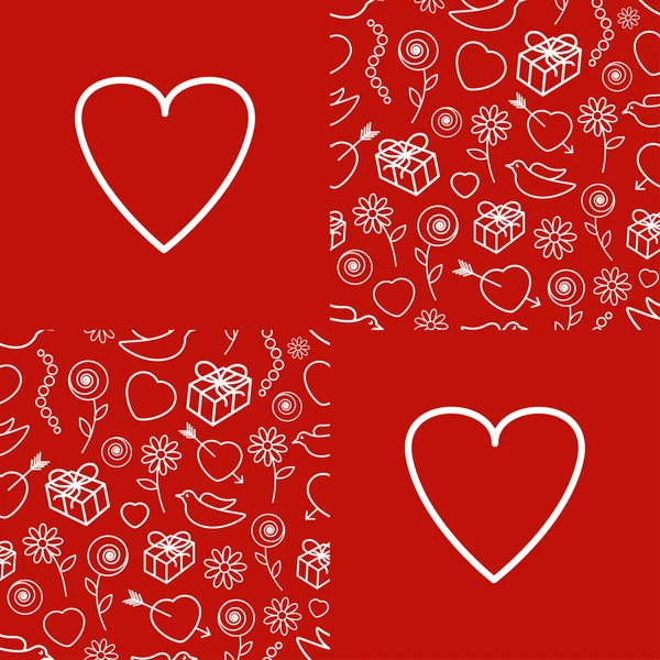 Valentine's Day Background — Stock Vector