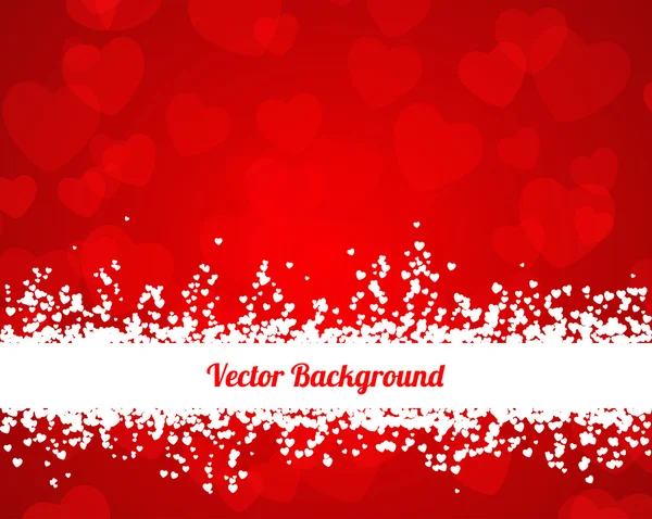 Valentines harten achtergrond — Stockvector