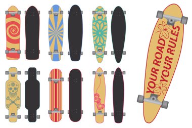 kaykaylar ve longboards