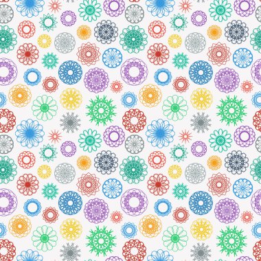 yuvarlak süsleme desen