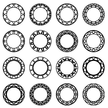 yuvarlak süsleme ayarla