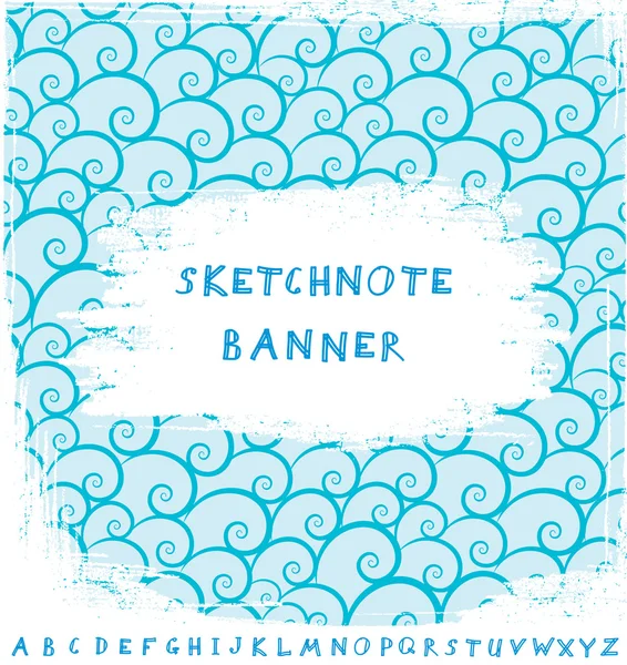 Sketchnote Banner — Stockvector