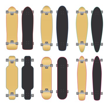 kaykaylar ve longboards