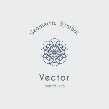 Vektör Asya Lineer Geometrik Sembol