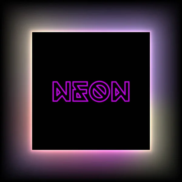 Vector Purple Neon Background Vector Graphics