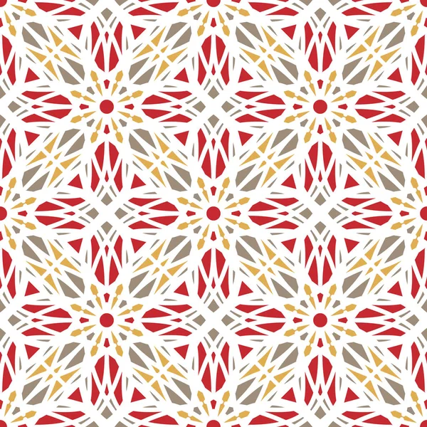 Färgglada mosaiska arabiska sömlösa mönster — Stock vektor