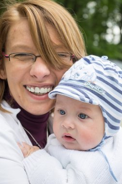 Mother end newborn son