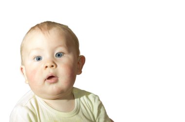 küçük bir beyaz çocuk