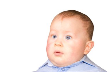 küçük bir beyaz çocuk