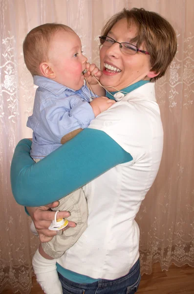 Mom and son — Stock Photo, Image