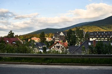 Karpacz, Lower Silessia Voyvoda 10 Temmuz 2021 Karpacz kasabasında.