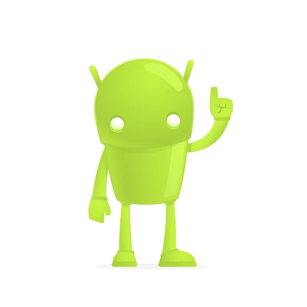 Grappige cartoon android — Stockvector