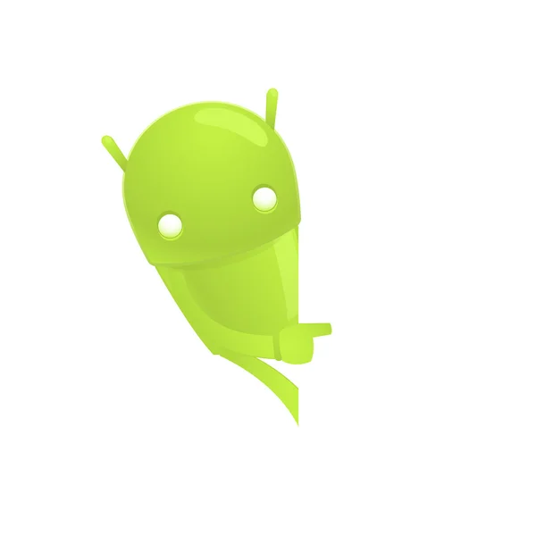 Lustige cartoon android — Stockvektor