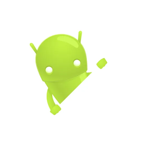 可爱的卡通 android — 图库矢量图片