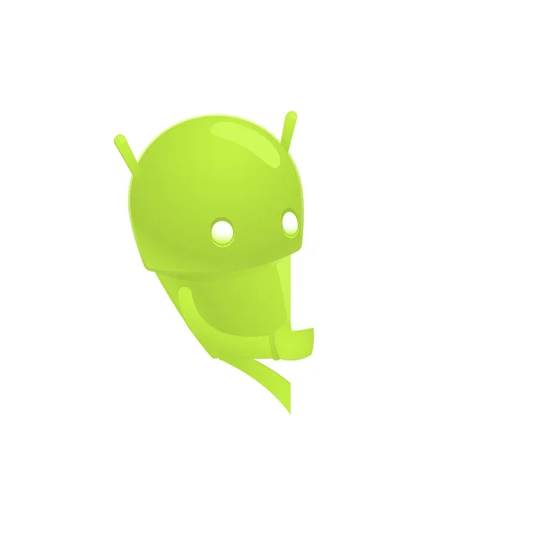 Кумедний мультфільм android — стоковий вектор