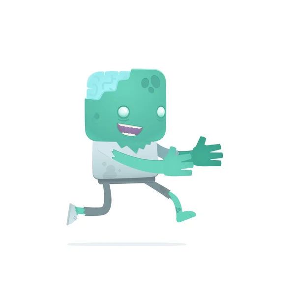 Grappige cartoon zombie — Stockvector