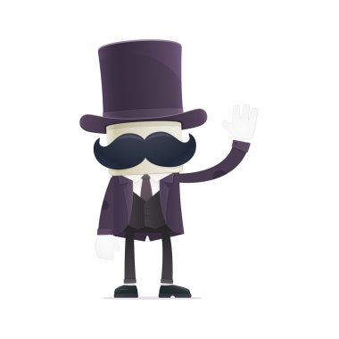 komik karikatür illüzyonist