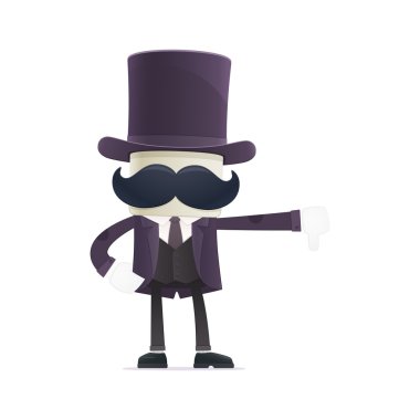 komik karikatür illüzyonist