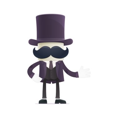 komik karikatür illüzyonist