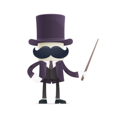 komik karikatür illüzyonist