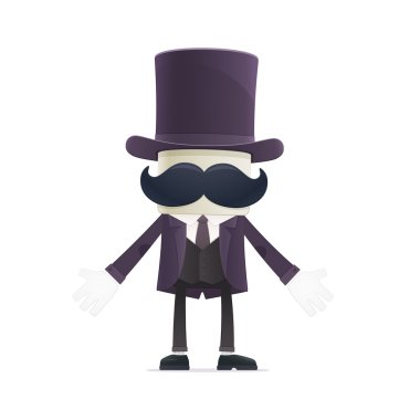 komik karikatür illüzyonist