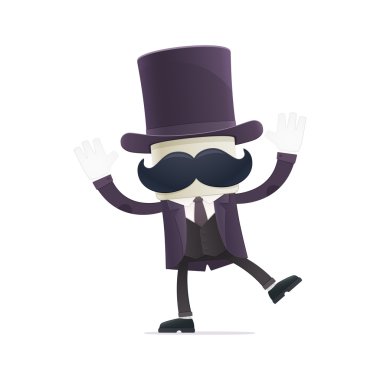 komik karikatür illüzyonist