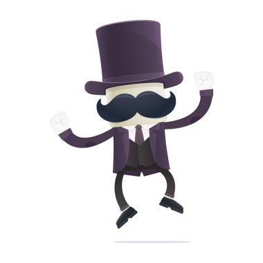 komik karikatür illüzyonist