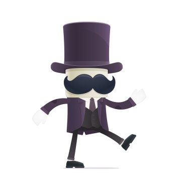 komik karikatür illüzyonist