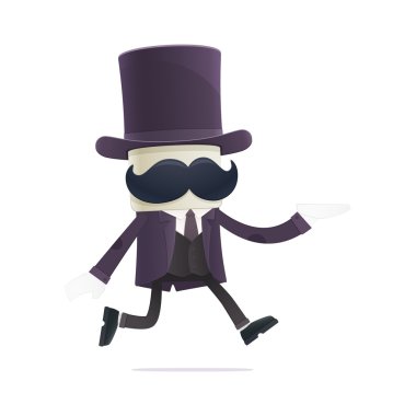 komik karikatür illüzyonist