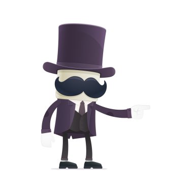 komik karikatür illüzyonist