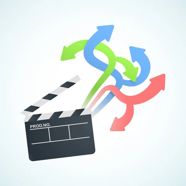 Velký výběr filmů — Stockový vektor