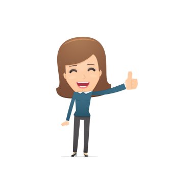 Kız Yöneticisi, diğer karakterleri ile diyalogları kullanıma uygun.