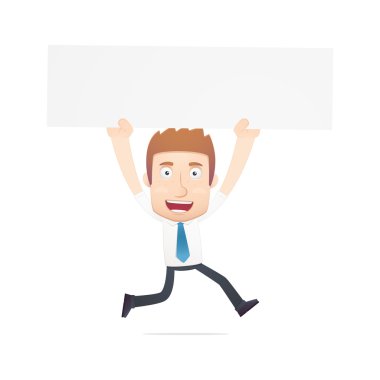 Ofis çalışanı çeşitli pozlarda.