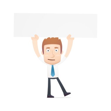 Ofis çalışanı çeşitli pozlarda.