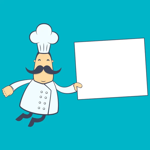 Chef en varias poses — Archivo Imágenes Vectoriales