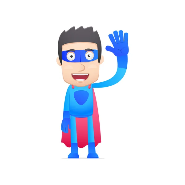 Superhero in various poses Vector Graphics