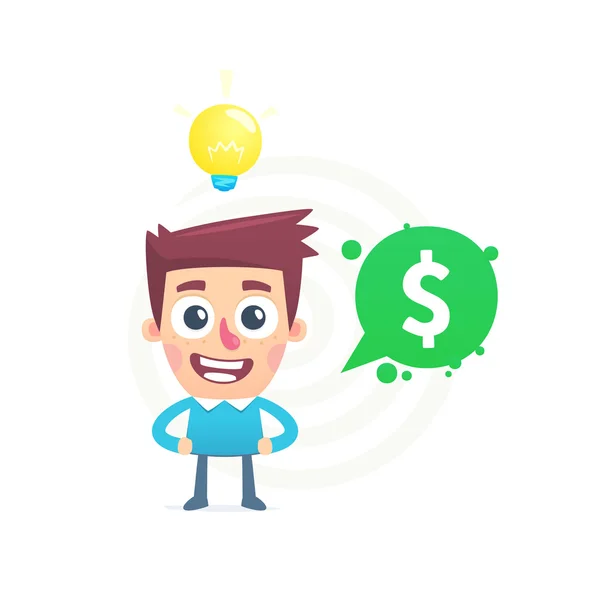 Idea para los negocios — Vector de stock