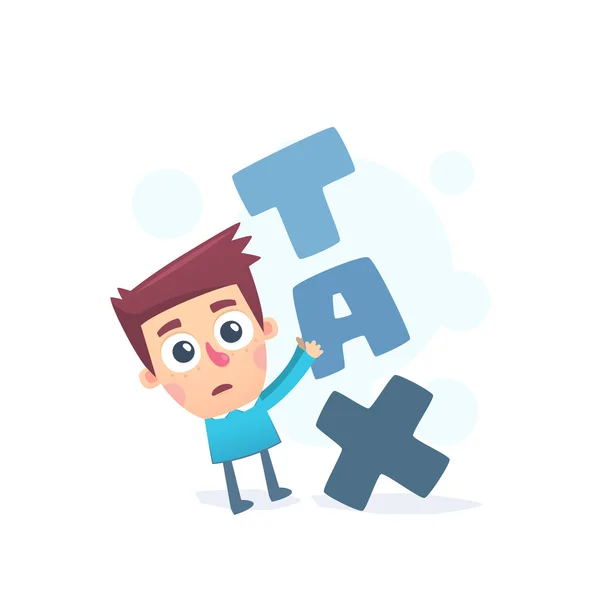 Ook hoge belastingen — Stockvector