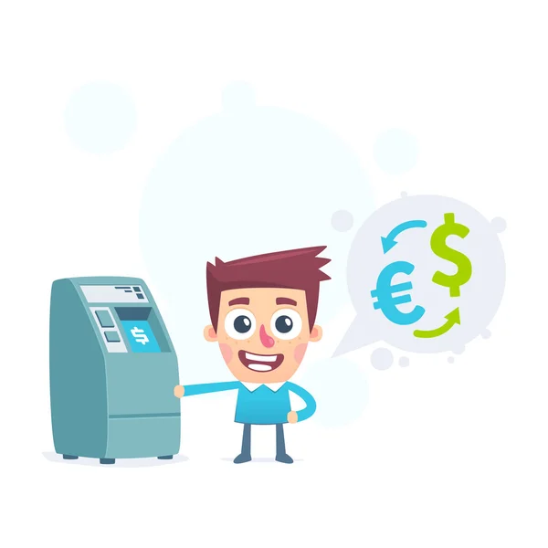 Multifunctional ATM — Stock Vector