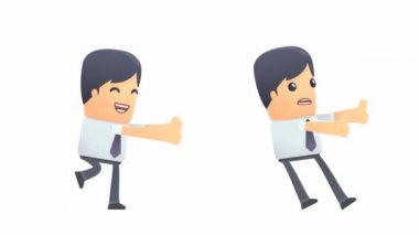 farklı eylemler işadamı karakter kümesi