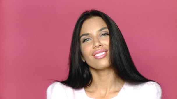 Güzel ve seksi kadın — Stok video